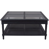 Polo Square Coffee Table Black or White