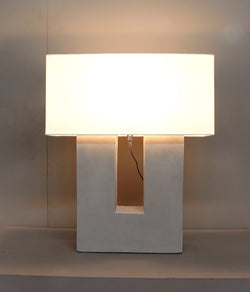 Concrete table lamp