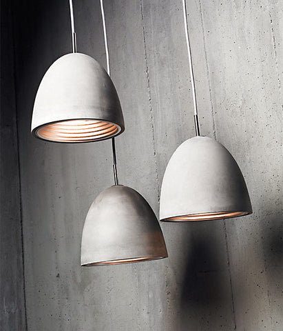 Concrete pendant medium