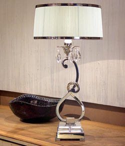 Luxuria 1 light table lamp – white