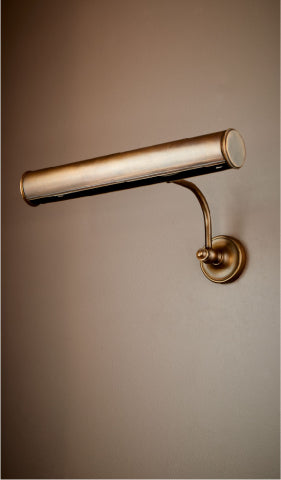 Barclay Picture Light Antique Brass