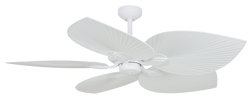 54″ Tropicana Ceiling Fan in Matte White