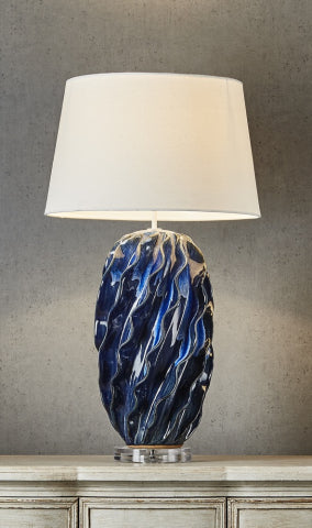 Longchamp Table Lamp Base Blue