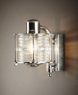 Yarra Wall Lamp Antique Silver