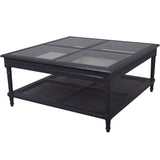 Polo Square Coffee Table Black or White