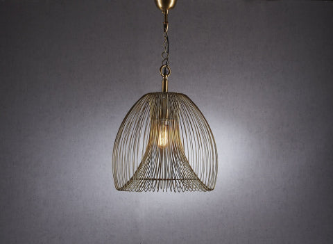 Layered wired Small Pendant Lamp in Gold