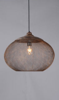 Carlosa Large Hanging Lamp in Rustic