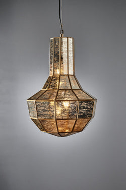 Vanco hanging lamp in brass