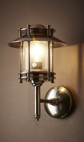 Turner Wall Lamp Antique Silver