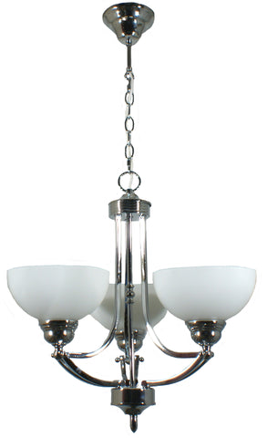 HOUSTON 3 LIGHT CHROME