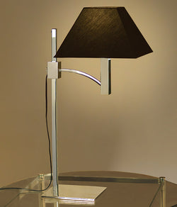 Manhattan table lamp-Black linen