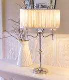 Stanford 2 light table lamp -taupe