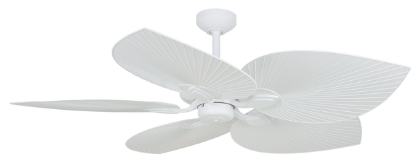54″ Tropicana Ceiling Fan in Matte White