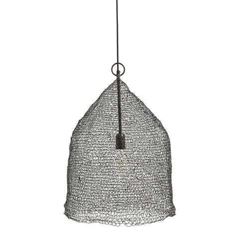 VALON BLK/BRN WIRE PENDANT(E27)D40H62cm