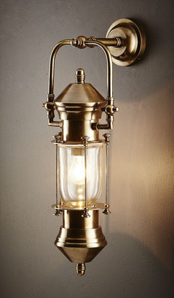 Lisbon Ship Lantern Antique Brass
