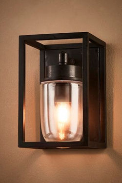 WELLINGTON WALL LAMP OUTDOOR BLACK