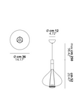 Sky Fall  Large Pendant